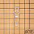 Syringe cookie cutter, 1 piece - Bakerlogy...