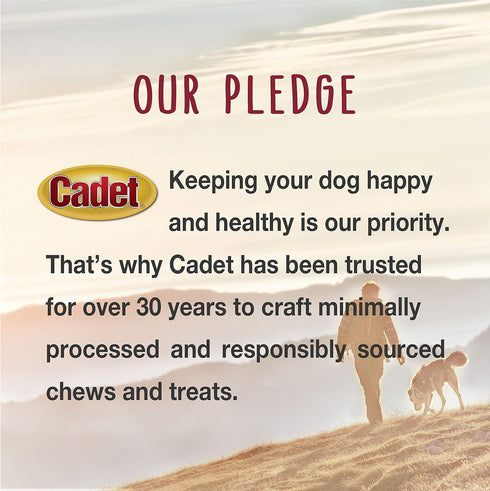 Cadet Junior Stuffed Shin Bones - Highly Digestible, High Protein, Long-Lasting Dog Chew Bone for Aggressive Chewers, Supports Dental Health, - Pe...