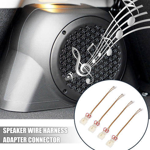 X AUTOHAUX 4pcs Car Speaker Connector Wire Harness Adapter Connector for Mazda for Ford for Lincoln...