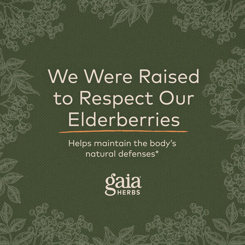 Gaia Herbs Black Elderberry Adult Daily Gummies - Delicious Immune Support Supplement - Made with Certified Organic Black Elderberries for Immune ...