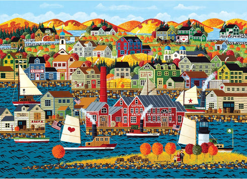 RoseArt - Home Country- Cape Ann - 1000 Piece Jigsaw Puzzle for Adults...