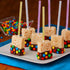 25 PCS Bling Cake Pop Paper Sticks, Glitter Rhinestone Lollipop Treat Sucker Sticks, Diamond Wrap Candy Holder for Chocolate Fruit Marshmallow Des...