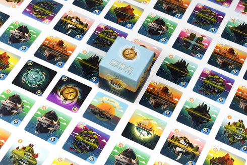 Lucky Duck Games Tranquility Board Game - Set Sail for Paradise in This Silent Cooperative Adventure! Strategy Game, Family Game for Kids and Adul...