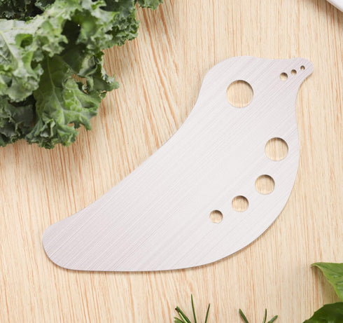 Herb Stripper Tool, Stainless Steel Kale Stripper Tool, Metal Herb Pealer for Kale, Chard, Collard Greens, Parsley, Thyme, Basil, Rosemary...