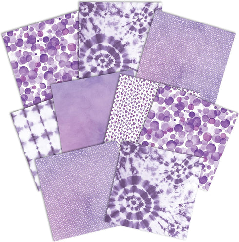 Paper House Productions 12" x 12" 9-Sheet Decorative Double Sided Paper Pack for Scrapbooking and Crafts - Orchid Palette...