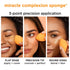 Real Techniques Miracle Complexion Sponge Set 4 Pack, Makeup Blender Sponge For Liquid & Cream Makeup, Buildable Coverage, Foundation Sponge For N...