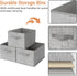 GRANNY SAYS Storage Baskets for Shelves, Fabric Storage Bins with Handles, Collapsible Storage Boxes, Closet Storage Bins, Organizers and Storage,...