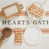 Mud Pie Harvest Check Napkin Set, Orange, 18" x 18"...
