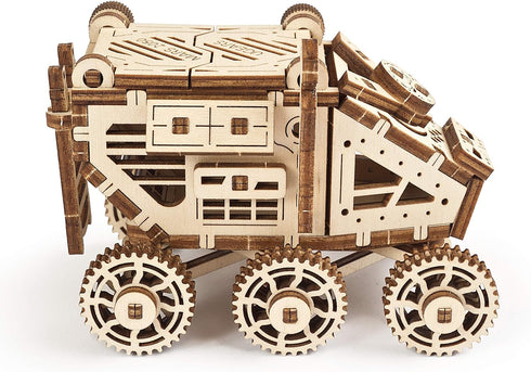 UGEARS Science STEM Mars Rover, DIY Engineering Activity, STEAM School Project, Mechanical Wooden Puzzle, Eco Building 3D Toy, Educational Gift fo...