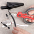 2 Pack Electrician Scissors, Heavy Duty Stainless Steel Sharp Blades and Soft Rubber Grip, Electrician Shears with Protective Cover, 6.1 Inch (Gra...