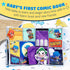 My First Comic Soft Book - Kids Preferred DC Comics The Batman Brave Little Heros Baby Crinkle Soft Sensory Book with Soft Fabric for Babies, 6.25...