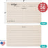 321Done Small Rustic Recipe Cards (Set of 50) From the Kitchen Of 3x5 Kraft Tan Minimalist for Wedding, Bridal Shower Double-Sided - Made in USA...