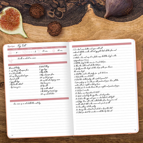 GoGirl Recipe Book – Blank Cookbook to Write In Your Own Recipes – Empty Cooking Journal for Family Recipes – Personalized Recipe Notebook – Hardc...