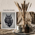 Posterizer 1 pcs- black and white gothic style owl print-Gothic Art-Art for Animal Lovers- Living Room Bedroom Decor- unframed wall art...