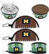 NCAA Michigan Wolverines Pets First Collapsible Dog Travel Bowl Set, 2 Pack Food and Water Bowls for Dogs, Best Portable & Lightweight Leak-Proof ...