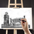 MyLifeUNIT Compressed Charcoal, Square Vine Charcoal Sticks for Drawing, Pack of 6 (2 Soft, 2 Medium and 2 Hard)...