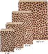 CuteBox Leopard/Cheetah Flat Paper Gift Bags 100 pcs (5" x 7") for Merchandise, Crafts, Party Favors, Tradeshows, Retail, Showcases, Display, Holi...