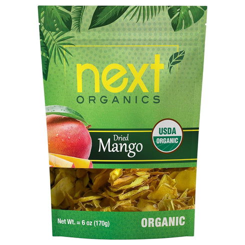Next Organics Dried Mango, 6 oz Bag (Pack of 1) (20817582000908)...