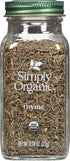 Simply Organic Whole Thyme Leaf, 0.78 Ounce Jar, Woodsy, Herbaceous, Plesantly Aromatic Thyme, Non GMO, NO ETO's, Kosher...