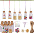 25pcs Small Glass Bottles with Cork Stoppers DIY Art Craft Storage 10ml Mini Glass Vials,Tiny Jars for Wedding Party Favors Home Decoration with C...