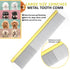 10inches Large Dog Grooming Comb for Shedding Matted Hair for Large Dogs Metal Dog Comb with Long Wide Tooth Comb for Poodles and Goldendoodles Re...