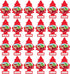 LITTLE TREES Car Air Freshener | Hanging Paper Tree for Home or Car | Wild Cherry | 24 Pack...
