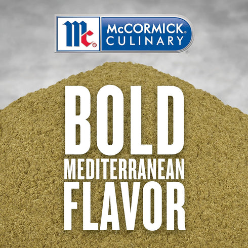 McCormick Culinary Mediterranean Style Ground Oregano, 13 oz - One 13 Ounce Container of Ground Oregano Spice, Use in Greek and Italian Cuisines f...