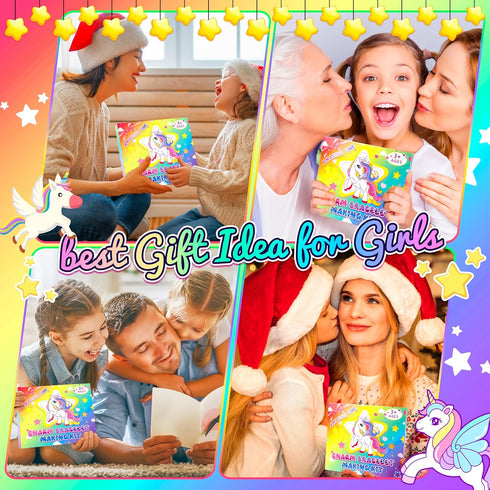 AMAZING TIME Charm Bracelet Making Kit, Jewelry Beads Toy for Girl Age 8-12, Creativity and Imagination Craft Set for 5 6 7 8 9 10 11 12 Year Old ...