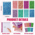 Sherr 16 Pcs Glitter Pens and Notebooks Glitter Pocket Notepad Mini Notebooks for Kids Fancy Pens for Women Pretty Cute Colorful Ballpoint Pens Sp...