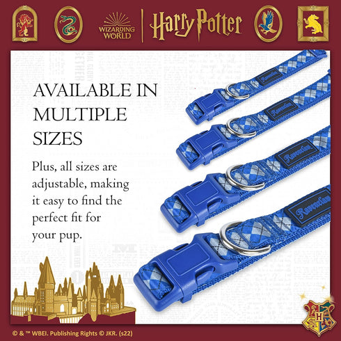Harry Potter Ravenclaw Dog Collar in Size Small | Small Dog Collar, Harry Potter Dog Collar | Harry Potter Dog Apparel & Accessories for Hogwarts ...