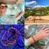 Beaded Bracelet, Friendship Bracelet, Waterproof Strings, can also be worn as an Anklet, Aesthetic Jewelry for Women and Teenagers, Trendy Gifts...