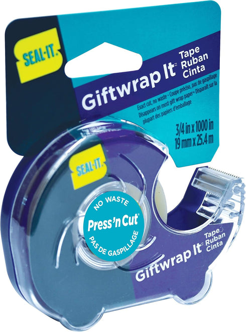 GiftWrap It Stationery Tape 3/4 x 1000 Inches On Dispenser, 6pk, 6000 Inches Total (60051-6)...