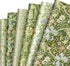 JarThenaAMCS 12 Sheets William Morris Floral Wrapping Paper -Not Roll- Greenery Gift Wrap Paper Decorative Art Paper Folded Flat for DIY Crafts Bi...