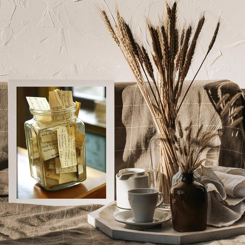 Posterizer 1 pcs-love in the jar-cute Valentine's day poster -2-Romantic Art-Holiday Poster Collection-Gift for Couples boyfriend girlfriend Husba...