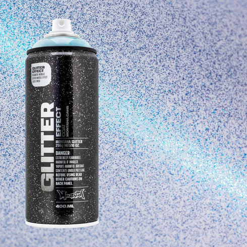 Montana Cans Montana EFFECT Spray Paint, Glitter Cosmos 400ml (13.5 FL.OZ), 296g (10 oz), Black...