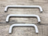 2Pcs 4.13" Arch Bow Cabinet Pull,Aluminum Closet Door Cabinet Hardware Handle Pull,Hole Dia.3.78"/96mm,White...
