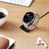 kwmobile Docking Station Compatible with Huami Amazfit GTS 3 / GTR 3 / GTR 3 Pro/T-Rex 2 - Charging Charger Cable with Stand - Black...