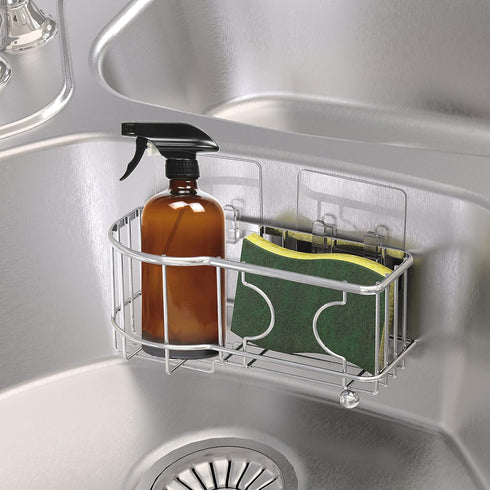 Simple Houseware Kitchen Sponge Holder with Adhesive Hooks...