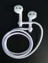 Cord - Soft 22 Inches Leash or Necklace That Holds Around Your Neck, Compatible with Many Wireless Buds, White......