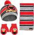 Sesame Street Boys Toddler Winter Hat, Scarf & Mittens Set, Elmo Beanie For Ages 2-4...