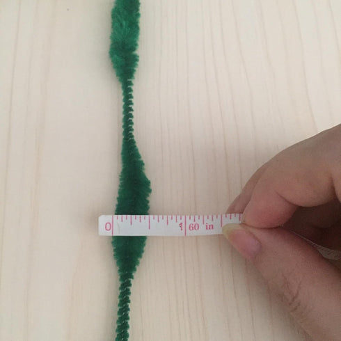 Fuzzy Bump Chenille Stems Pipe Cleaners, Pack of 100 (Green)...
