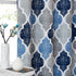 Beauoop Lattice Blackout Window Valance Curtain Panels Thermal Insulated Noise Reduction Drapes for Kitchen Cafe Living Room Quatrefoil Window Tre...