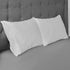 AllerEase Hot Water Wash Breathable Advanced Protection Machine Washable Durable Zippered Pillow Protector, Standard/Queen Size 2 Pack, White...