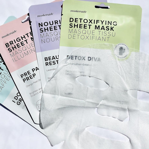 Pre Party Prep Face Mask with Orange Peel Oil, Niacinamide & Rice Extract, for Dull Skin, Prime, Brighten, Hydrate & Reduce Dark Spots, Cruelty Fr...