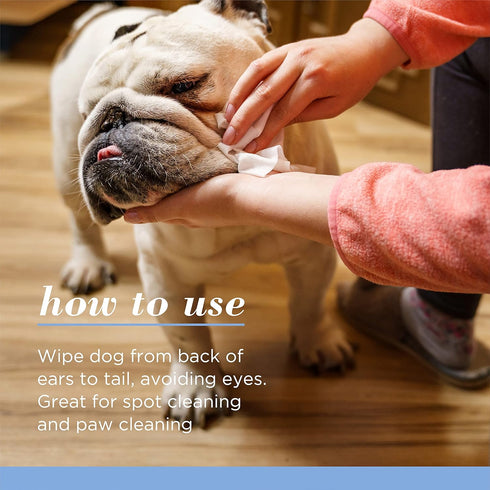 Burt's Bees for Pets Puppy Wipes - Puppy & Dog Wipes for Cleaning and Grooming - Tearless Solution - Cruelty Free, Formulated without Sulfates and...