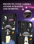Goocrux [2in1 for Samsung Galaxy S20 FE 5G Case for Women Men Girls Cute UFO Phone Cover Fashion Aliens Universe Pattern Design with Slide Camera ...