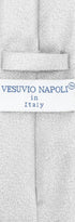 Vesuvio Napoli Narrow NeckTie Skinny Solid Metallic Color Men's Thin Neck Tie...