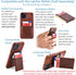 Dockem Wallet Case for iPhone 11 Pro Max: Built-in Metal Plate for Magnetic Mounting & 2 Credit Card Holder Slots (6.5" Exec M2, Synthetic Leather...