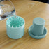 2 Pack Cylinder Ice Cube Mold Ice Trays, Silicone Ice Bucket, Portable Ice Cube Maker, Press-Type Easy-Release Ice Cup (Blue)...