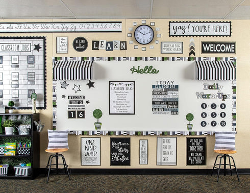 Teacher Created Resources Modern Farmhouse Perpetual Calendar Mini Bulletin Board...